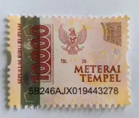 Meterai tempel 10000