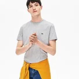 Kaos LACOSTE grey colour Cotton Pima Size S