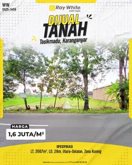 TANAH SAWAH TASIKMADU KARANGANYAR