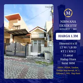 Rumah Nirwana Eksekutif Wonorejo Rungkut dkt Stikom Nginden Semolowaru