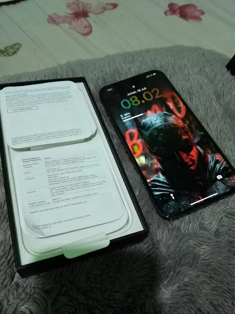 Iphone 12 pro max 256 ex ibox resmi.
