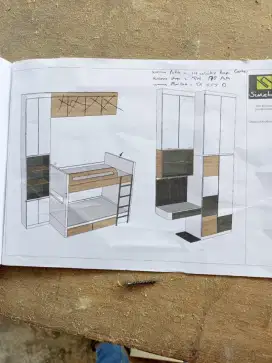 Menerima jasa desain interior dan pembuatan