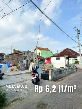 Dijual Tanah Hook Strategis Tengah Kota dekat Jalan Kusumanegara