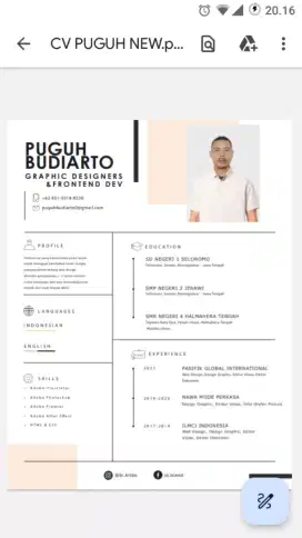 MENCARI LOWONGAN DESIGN GRAPHIC