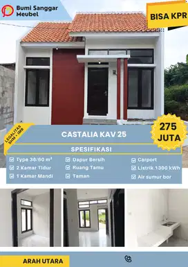Rumah minimalis dengan dataran tinggi
