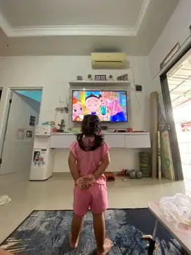 1 set backdrop tv 50” / 55”