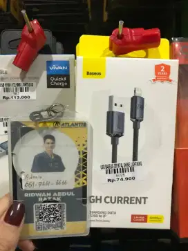 USB BASEUS SHINE CRYSTAL LIGHTNING | ATLANTIS DAHSYAT