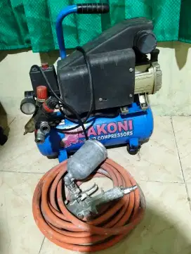 Dijual kompresor lakoni + speed &selang siap pakai