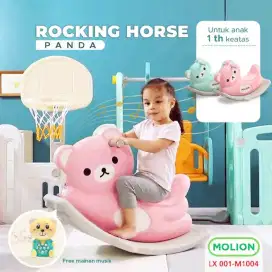 Mainan Anak Kuda Kudaan + Musik Molion M-1004 Rocking Panda