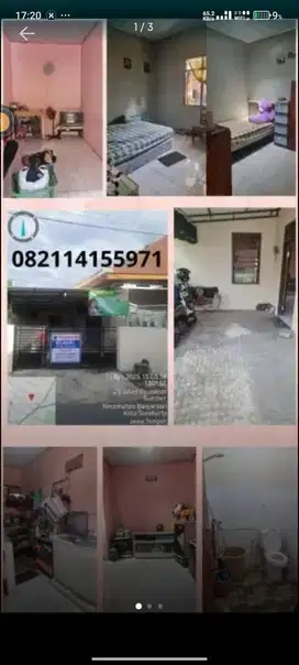 Rumah dijual posisi strategis