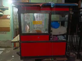 Gerobak besi bisa buat usaha bakso atau soto ayam,, bisa negoo