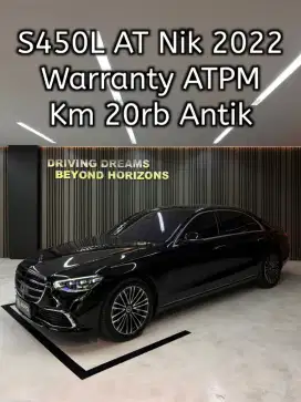 Mercedes Benz S450 2022 Hitam S450L Mercy B1224PAK Km20rb mdl 2021