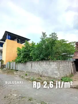 Dijual Tanah Pekarangan Murah dekat Jalan Kaliurang Km 11
