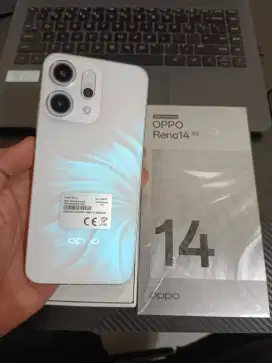 Oppo reno 14 5G 12/256gb like new 1 hari pakai
