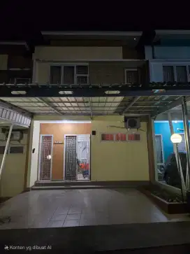 Disewakan rumah semi furnish lengkap tinggal bawa koper saja