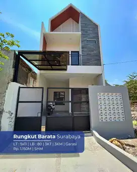 Dijual Rumah Baru Gress  Jl. Rungkut Barata Model Scandinavian