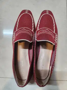 Sepatu flat merah carlo rino malaysia