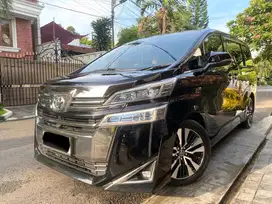 Vellfire G 2019 Hitam Full Ori tgn 1 dr baru serv Record