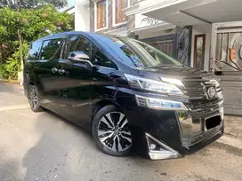 Vellfire G 2019 Hitam Int Hitam Tgn 1 dr baru Full Original S.Record