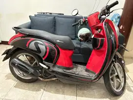 Scoopy FI 2013 Hitam Merah Pajak Hidup