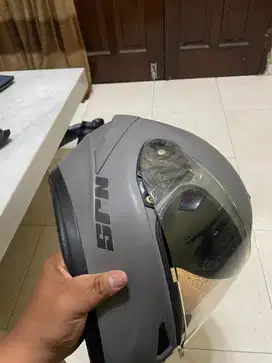 Helm NJS ZX-1 XXL, solid grey doff second
