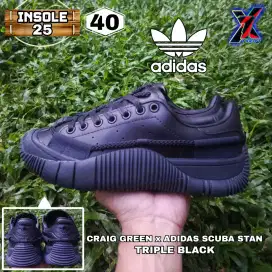 SEPATU SNEAKERS COWO/CEWE ADIDAS KOLEKTOR FULL BLACK