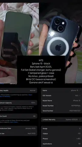 Iphone 15 -128gb