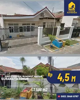 Rumah Surabaya Perum Griyo Mapan Santoso, Rungkut Mapan Tengah