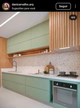 Kitchen set bedroom set interior wadrobe custom lemari pakaian kitchen