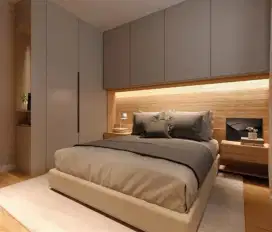Kitchen set bedroom set interior wadrobe custom lemari pakaian kitchen