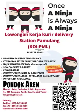 Lowongan Kerja Ninja Express