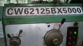 Mesin bubut cw 61250 x 5m