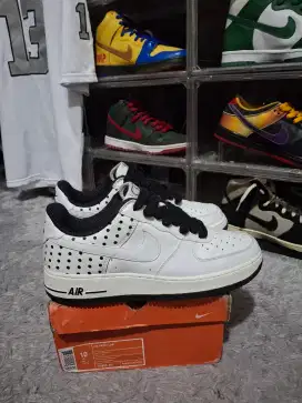 NIKE AIR FORCE 1 LOW POLKADOT X FRAGMENT 2006 SIZE 44 ORIGINAL 100%