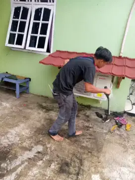 servis ac+freon, Bongkar pasang ac, mesin cuci, kulkas, dllnya