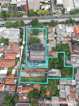 Disewakan Tanah Lokasi Sangat Strategis DiMampang Jakarta Selatan