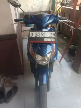 beat karbu 2009 biru mulus