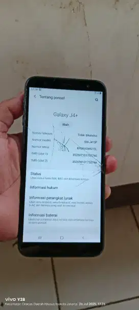 Samsung j4+ plus.  2/32. Mnus retak norml smua