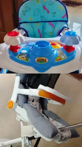 Dijual baby walker & stoler+Alas stoler