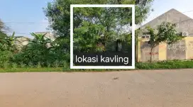 Tanah kavling pinggir jalan utama perumahan