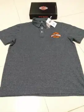 Kaos Kerah Harley Davidson Size L (LD 110) Baru Fulltag Harga
