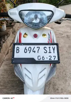 MIO SPORTY 5TL 2007 ASLI HITAM LENGKAP PLAT JAKSEL LOKASI DEPOK 1