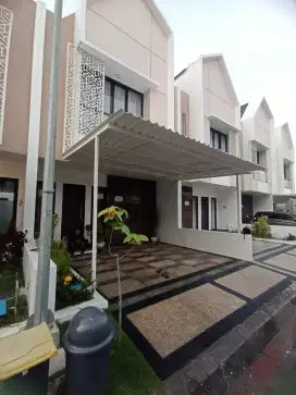 Kanopi besi atap upv double layer