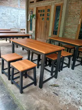 Meja kursi cafe,kedai,warung makan