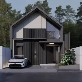 Rumah mewah di Depok. Akses mudah pinggir jalan raya.