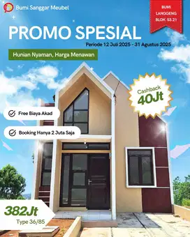 Rumah dengan bernuansa vila