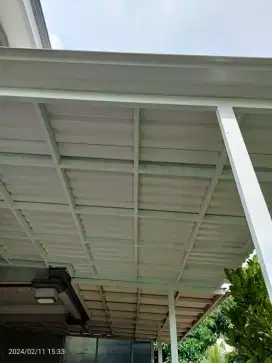 tukang las kanopi mini malis baja ringan kanopi holow