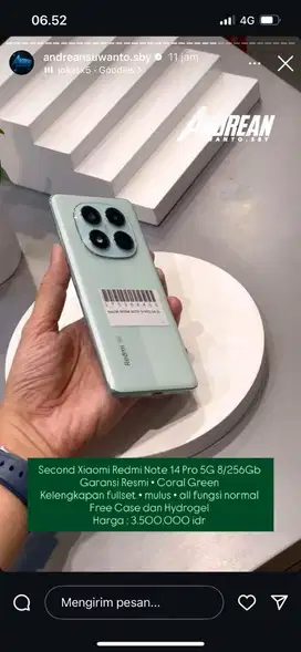 Xiaomi redmi note 14 pro 5G 8/256