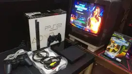 PS 2 SLIM FULSET Masih Pakai Kaset DVD
