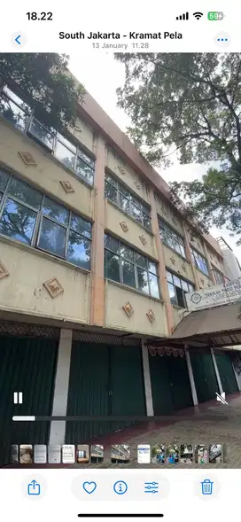 Kebayoran baru LT 438 m2 dijual mendekati NJOP
