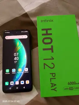 Jual Infinix Hot 12 Play 128GB Fullset